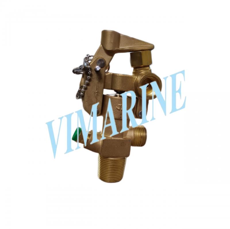 Cụm van đầu chai CO2 68l (Co2 . bottle head valve assembly 68ltr)