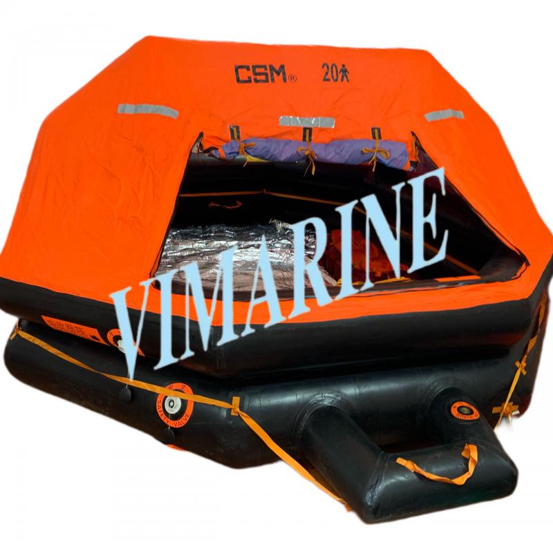 Phao bè tự thổi (self-inflating life raft ) 2